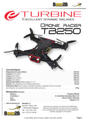 BEEZ2B Drone Racer TB250 e-Turbine Notice