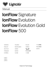 Lightair IonFlow Evolution Gold Manuel