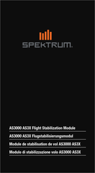 Spektrum AS3000 AS3X Mode D'emploi