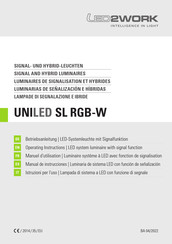 LED2WORK UNILED SL RGB-W Manuel D'utilisation