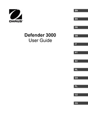OHAUS Defender 3000 Série Mode D'emploi