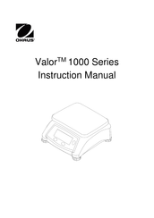 OHAUS Valor V12P15T Manuel D'instructions