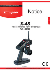 GRAUPNER X-4S Notice