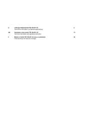 Kingspan FM 194-401 AC Fiche Technique Et Instructions De Montage