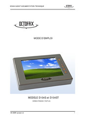 OCTOFAX D104ST Mode D'emploi