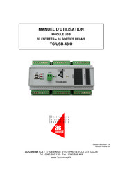 3C Concept TC/USB-48IO Manuel D'utilisation