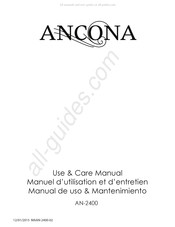 Ancona AN-2400 Manuel D'utilisation Et D'entretien