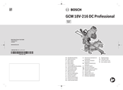 Bosch GCM 18V-216 DC Professional Notice Originale