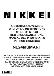 Nikkei NL24MSMART Mode D'emploi