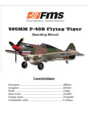 Fms P-40B FLYING TIGER Mode D'emploi