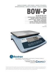 Baxtran BOW-P Manuel D'utilisation