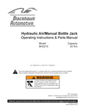 Blackhawk Automotive BH2219 Instructions D'utilisation Et Manuel De Pièces