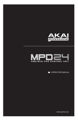 Akai Professional MPD24 Manuel De L'opérateur