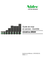 Nidec M600 Guide De Mise En Service