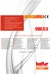 baltur SPARK 35 LX Instructions