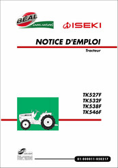 Iseki TK527F Notice D'emploi