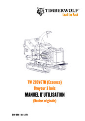 Timberwolf TW 280VGTR Manuel D'utilisation