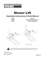 Pro-Lift T-5501 Manuel D'utilisation