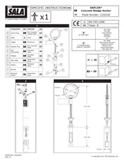 DBI SALA SAFLOK 2100100 Manuel D'instructions