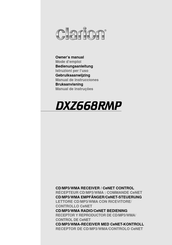 Clarion DXZ668RMP Mode D'emploi