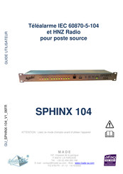 Made SPHINX 104 Guide Utilisateur
