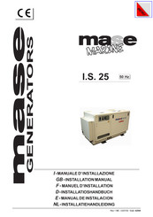 Mase Generators I.S. 29 Manuel D'installation