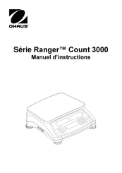 Ohaus Ranger Count 3000 Serie Manuel D'instructions