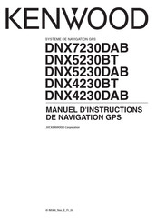 Kenwood DNX4230BT Manuel D'instructions