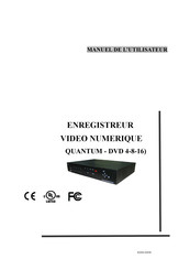 Quantum DVD 4-8-16 Manuel De L'utilisateur