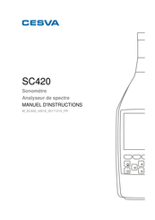 CESVA SC420 Manuel D'instructions