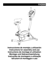 BH FITNESS YH2000 Instructions De Montage Et Utilisation