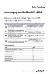 Rockwell Automation 2080-LC10-12QBB Notice D'installation