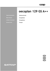 Satrap oecoplan 129 GS A++ Mode D'emploi