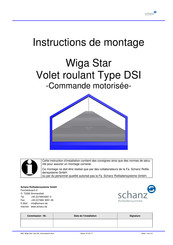 schanz Wiga Star DSI Instructions De Montage