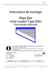 schanz Wiga Star DSU Instructions De Montage