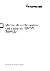 TruVision TVT-6102 Manuel De Configuration