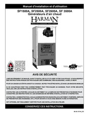 Harman SF 3500A Manuel D'installation Et D'utilisation