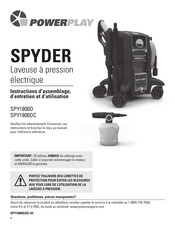 Powerplay SPYDER SPY1800DC Instructions D'assemblage, D'entretien Et D'utilisation