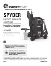 Powerplay SPYDER SPY150COS Instructions D'assemblage, D'entretien Et D'utilisation