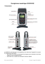 Zoom H2 Manuel D'instructions