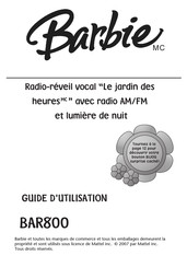 Emerson Barbie BAR800 Guide D'utilisation