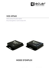 Ecler VEO-XPS43 Mode D'emploi
