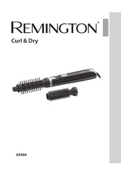 Remington Curl & Dry AS404 Manuel D'instructions