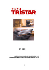Tristar SA-2839 Mode D'emploi