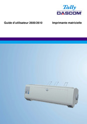 Tally Dascom 2600 Guide D'utilisateur