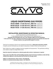 The Legacy Companies CAYVO 40090 Manuel D'installation, D'entretien Et D'utilisation