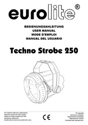 EuroLite LED Techno Strobe 250 Mode D'emploi