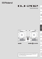 Roland DJ-202 Guide De Démarrage