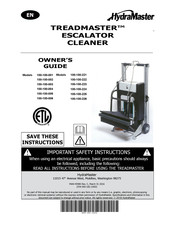 HydraMaster TREADMASTER 100-100-225 Guide Du Propriétaire