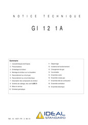 Ideal Standard GI 12 1A Notice Technique